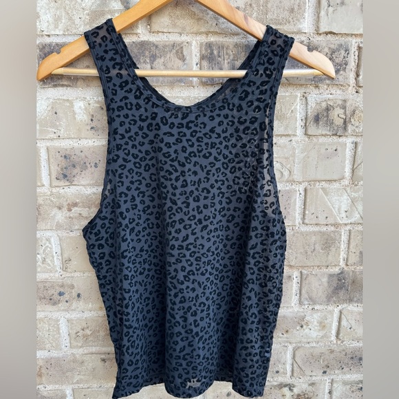 Zyia Sheer Leopard Tank Top - Picture 3 of 12